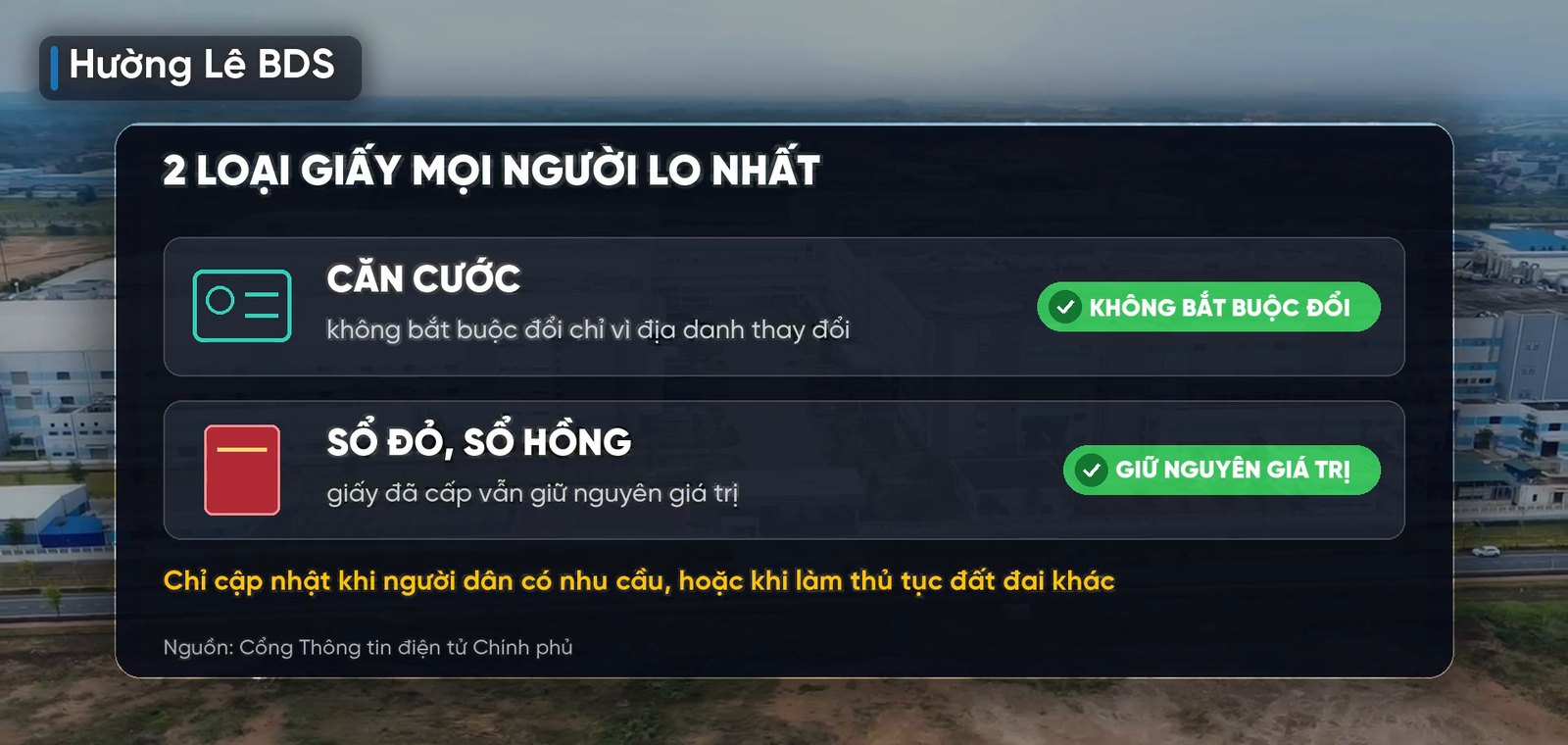 Hai loại giấy mọi người lo nhất sau sáp nhập: căn cước không bắt buộc đổi, sổ đỏ sổ hồng giữ nguyên giá trị