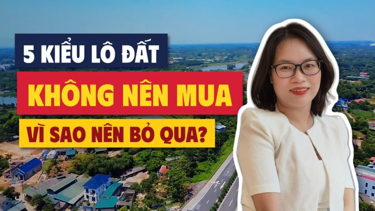 Ảnh bìa 5 kiểu lô đất không nên mua, vì sao nên bỏ qua, nền nhà dân và lô đất trống gần IC9