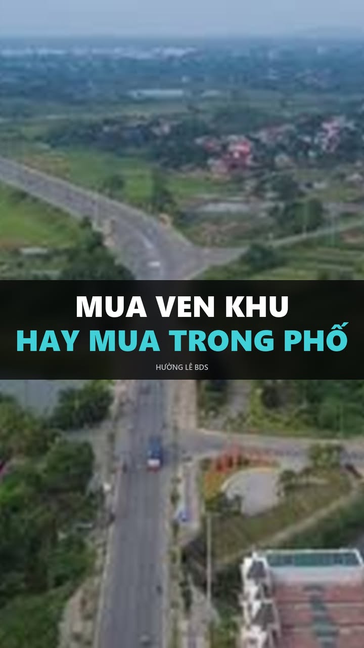 Ảnh Mua ven khu hay mua trong phố, nền flycam đường và nút giao gần Khu công nghiệp Phú Hà
